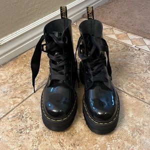Dr Marten Molly Patent leather boots